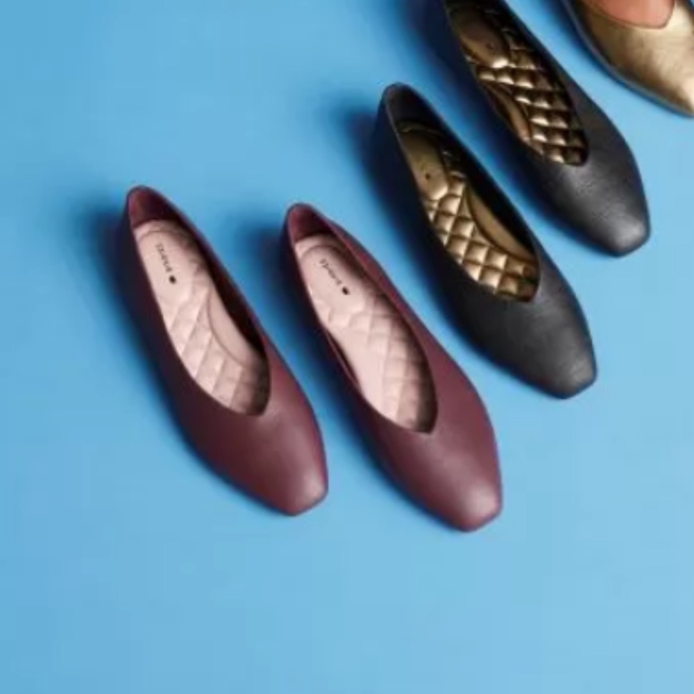 Birdies Crane Port Leather Flats